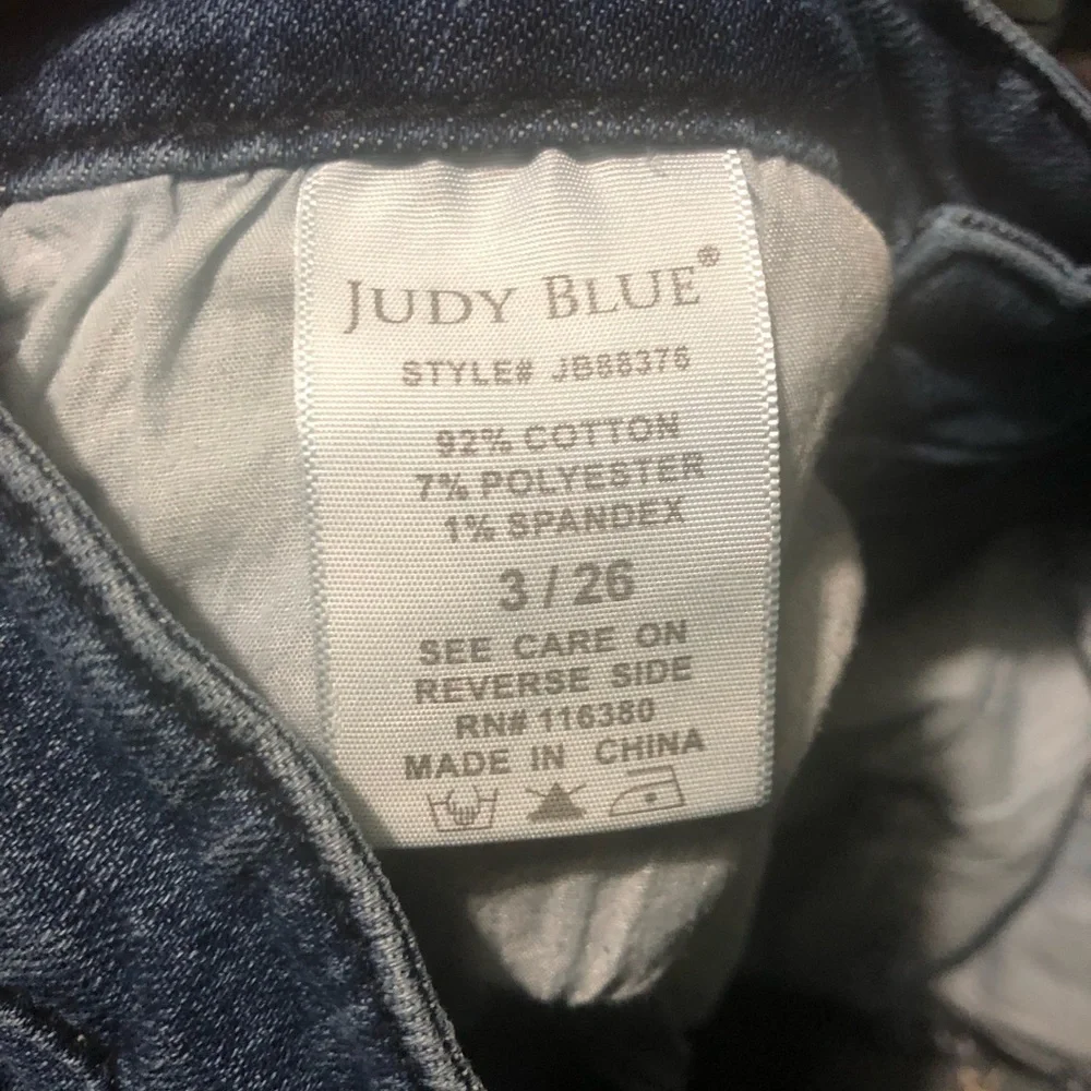 Judy Blue Jeans Women's 3/11 Super Flare All Over Print Stars Stretchy Denim - Picture 5 of 8